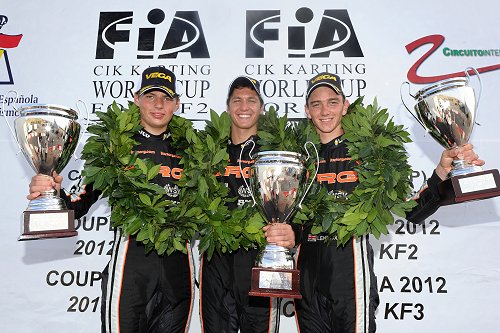 Max Verstappen vicewereldkampioen KF2